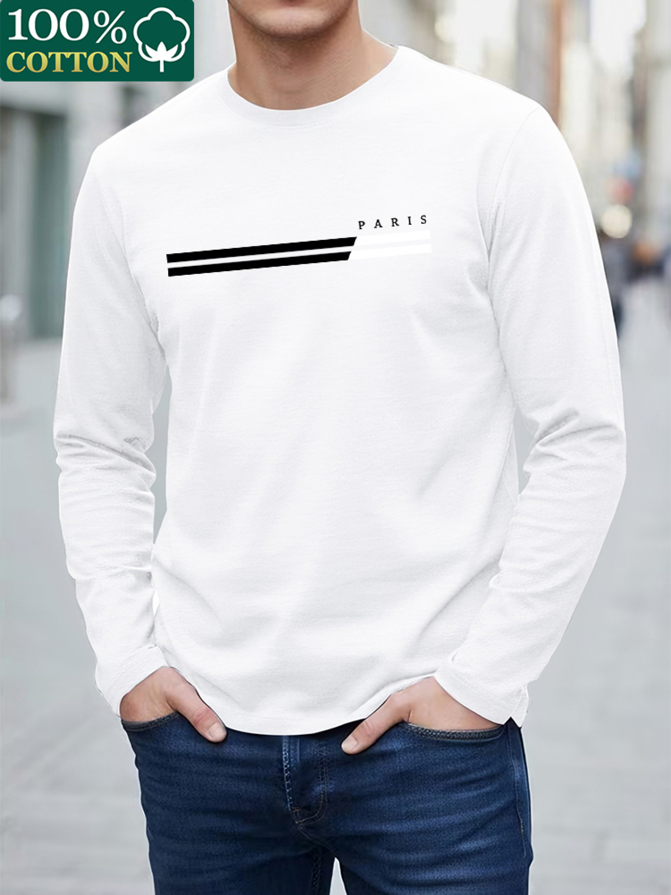 100% Bawełna, męska koszulka z – Undershirt Crew Neck recenzja i cena