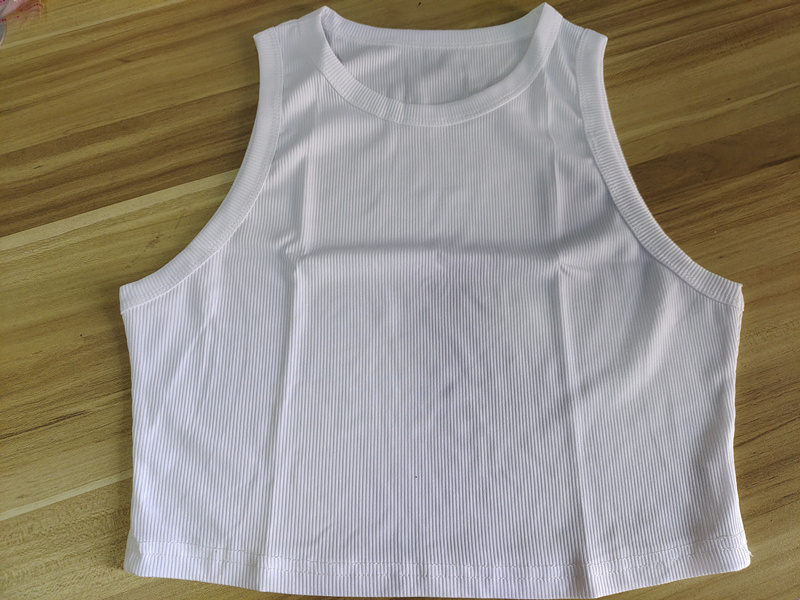 Damskie gładkie prążkowane top – Tank Top Ribbed recenzja i cena